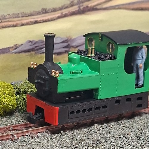 Oo9 009 steam locomotive with - steam,