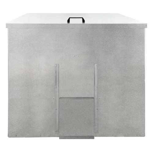 Galvanised coal bunker - coal, 500kg